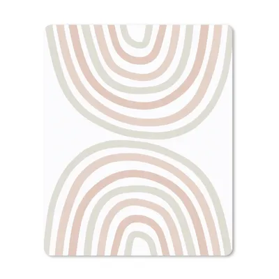 Produktbild von MuchoWow® Mauspad Mousepad Regenbogen - Design - Pastell 30x40 cm - Mousepads - Maus Mat - Pad - Mausunterlage - Mausmatten