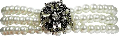Produktbild von LUISIA Perlenarmband "Nyala" 3-reihig mit Premium Kristall - 48371