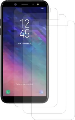 Obrázok produktu pre 3x ochranná fólia na displej Samsung Galaxy A6 Plus pre mobilné telefóny
