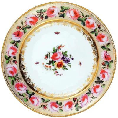 Productafbeelding van Meander decoratieve ring, metaal, roze rozen, diameter 26 cm
