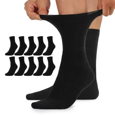 Produktbild von 10 Paar Diabetes Socken ohne Elastischen Bund für Komfort