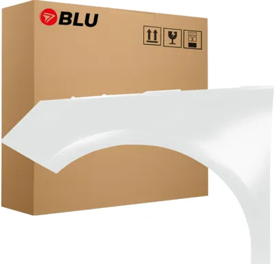 Immagine prodotto di BLU Parafango compatibile con Audi A1 8X LS9R Sinistra Weiß GletscherWeiss | 2010-2018 | Anteriore | Verniciato | Pronto per il montaggio | Acciaio
