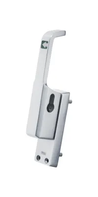 Produktbild von FUHR Türtreibr.982 DIN re.silber elox.LM 23mm Rundstange 10mm - TP982RE