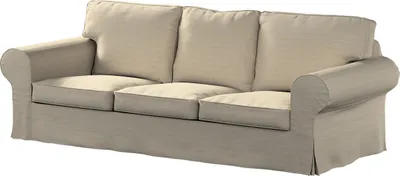 Produktbild von Dekoria Bezug für Ektorp 3-Sitzer Sofa nicht ausklappbar, beige, Sofabezug für Ektorp 3-Sitzer nicht ausklappbar