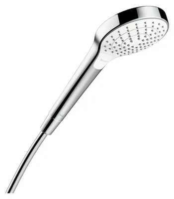 Produktbild von Hansgrohe Croma Select S, Handduschbrause mit Kopf, Chrom, Weiß, Wand