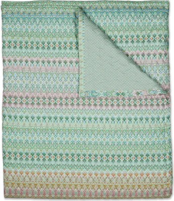 Produktbild von Pip Studio Quilt Ashanti  Farbe Grün Größe 270x260
