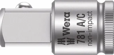 Produktbild von WERA Vergrößerungsstück 1/4" x 1/2" Stahl 36 mm