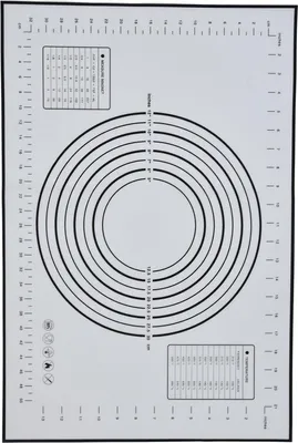 Imagen del producto de Alfombrilla de silicona para amasar y estirar masa, alfombrilla de fibra de vidrio para amasar, tamaño grande de 24 x 16 pulgadas, alfombrilla gruesa para hornear