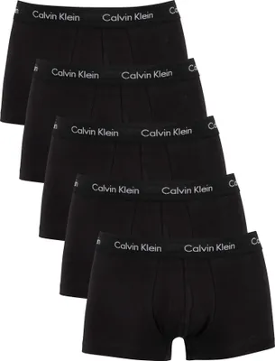 Produktbild von CALVIN KLEIN Herren-Boxershorts, 5er-Pack, sichtbarer Gummibund mit Logo, Stretch-Baumwolle, Artikelnummer NB2734A, size L / IN 36-38 / cm.91-97, Cotone 95%,Elasthan 5%