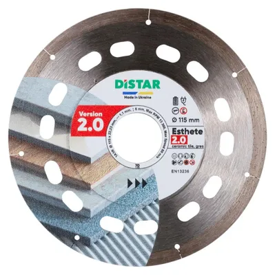 Immagine prodotto di Disco diamantato Distar per Vetroceramica, porcellana 115 mm 1A1R Esthete 2.0
