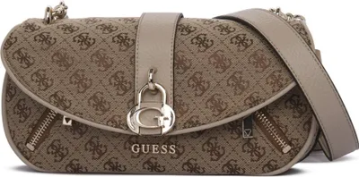 Produktbild von Guess Damen Umhängetasche aus Kunstleder, Braun, 33x10x19 cm (L x H x B)