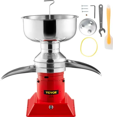 Produktbild von VEVOR Elektrischer Milchcremeabscheider Milchabscheider 100 L/St. Milchcreme-Fliehkraftabscheider, Elektrischer Milchabscheider für Kuhmilch, Ziegenmilch, Bauernhaus, Milchzentrifuge 5 L Separator