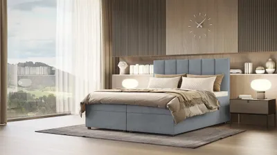 Obrázek produktu pro Hotelová postel DELTA 1 - 180x200, tmavě šedá