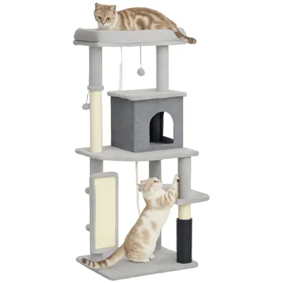 Produktbild von Kratzbaum Katze Katzenbaum Kratzpfosten Bett Haus Sprungplattformen