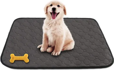 Obrázek produktu pro Výcviková podložka pro štěňata 70 x 50 cm, podložka pro psy pratelná v pračce, opakovaně použitelná podložka pro psy, voděodolná, protiskluzová a savá.