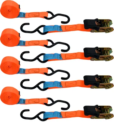Produktbild von TECH-CRAFT Spanngurt-Set 8tlg.