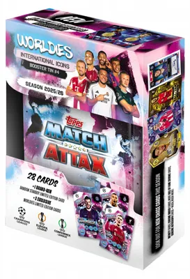 Produktbild von Match Attax Mini Tin No. 4 2026 Topps International Icon MBAPPE TIN4
