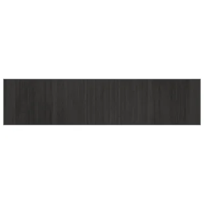 Produktbild von vidaXL Teppich Rechteckig Grau 70x300 cm Bambus