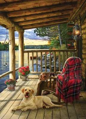 Produktbild von COBBLE HILL Terrassenpuzzle aus Holz 1000 Teile