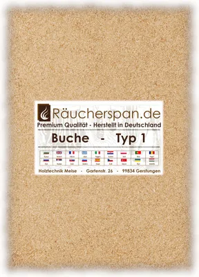 Produktbild von Räuchermehl Buche Typ 1 von räucherspan.de - jetzt auch bei Kaufland, 2kg