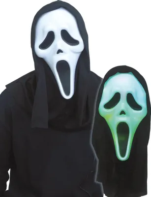 Produktbild von Scream Leuchtende Maske für Erwachsene mehrfarbig - Einheitsgröße