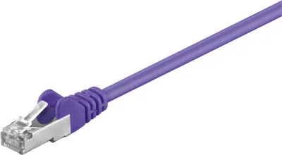 Produktbild von Goobay CAT 5e Patchkabel, SF/UTP, Violett