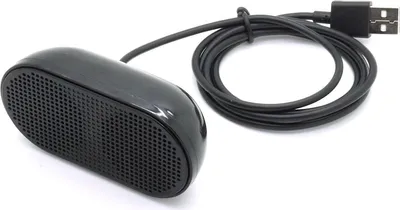 Produktbild von BerryBase externer USB Mini Lautsprecher, schwarz