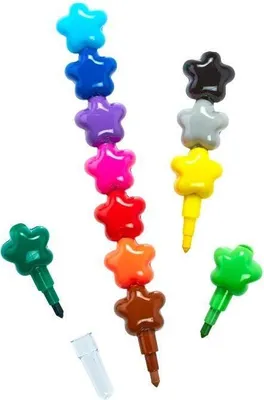 Image de Crayon de couleur intercalé Étoile à étoile