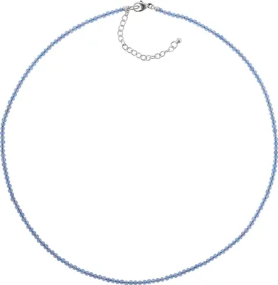 Produktbild von trendor 75479 Halskette für Damen Blauachat Ø 2,5 mm