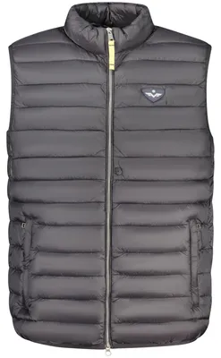 Produktbild von Herren Schwarze Ärmellose Weste mit Taschen & Reißverschluss