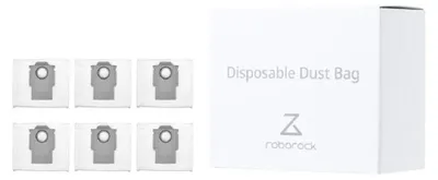 Produktbild von Roborock R100024-01, Staubbeutel, Staubsaugerroboter, Grau, Weiß, 6 Stück(e), 6 Stück(e)
