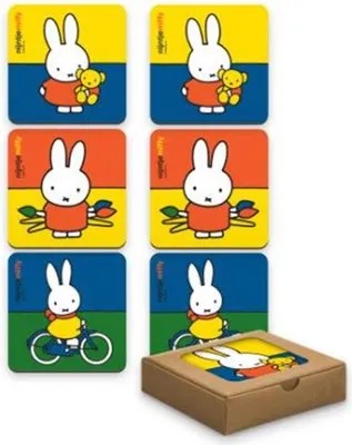 Produktbild von Miffy Untersetzerfarben 6 Stück