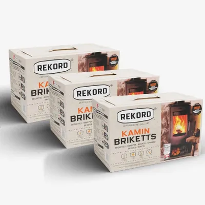 Productafbeelding van Set van 3 x 10 kg Lignite Briketten voor de Haard