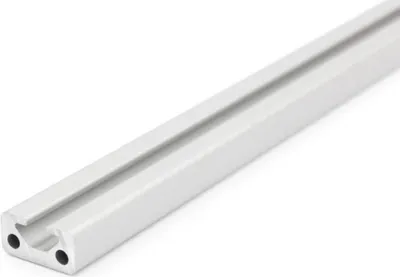 Produktbild von Länge 410mm - Aluminiumprofil 20x10L I-Typ Nut 5 (leicht), silber eloxiert. Aluminium Profil 20x10 Alu Profil 20 x 10 Montage- Systemprofil