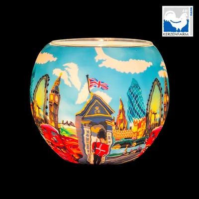 Produktbild von Kerzenfarm Windlicht Leuchtglas London