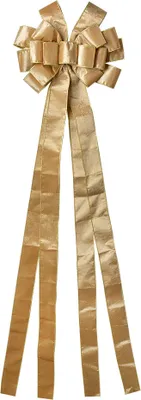 Zdjęcie produktu dla Kokarda dekoracyjna Clayre & Eef 33x135 cm syntetyczna w kolorze złotym