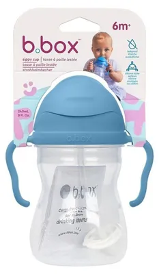 Zdjęcie produktu dla Bidon 240ml ze słomką borówkowy