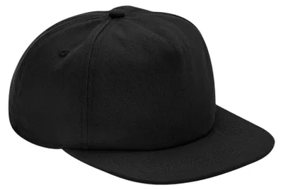 Produktbild von Beechfield - Kappe Unstrukturiert FK1624 (Einheitsgröße) (Schwarz)