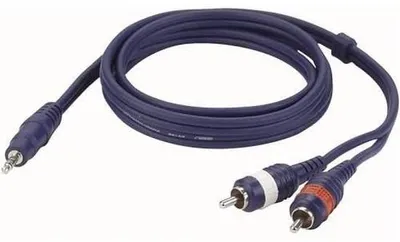 Productafbeelding van Stereo Mini Jack naar 2 RCA-connector - 150 cm kabel