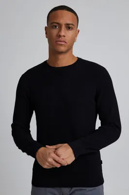 Produktbild von CASUAL FRIDAY CFKarlo structured crew neck knit Herren Strickpullover Feinstrick Pullover mit Rundhalsausschnitt aus