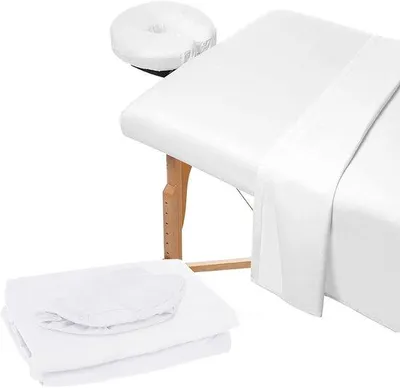 Produktbild von Famanu Massageauflagen Set 3-teilig - Mikrofaser für Massagetische