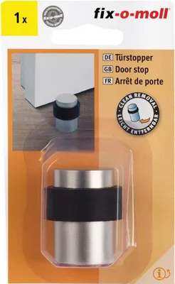 Image de Butoir de porte adhésif satiné28/35mm H43mm