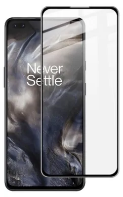 Produktbild von 2x 9H Hartglas für OnePlus Nord FULL COVER Panzerfolie Displayschutz Schwarz Panzerglas Schutzglas Schutzfolie