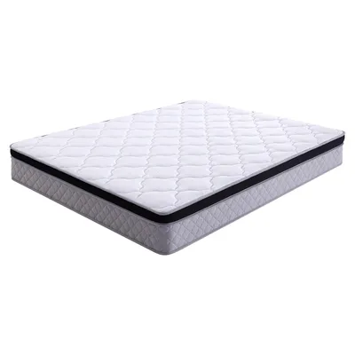 Obrázek produktu pro Matrace Fleks s pružinovým jádrem, rozměr 140x200 cm, ergonomická matrace s kapslovými pružinami, výška 25 cm, tvrdost H3, barva bílá