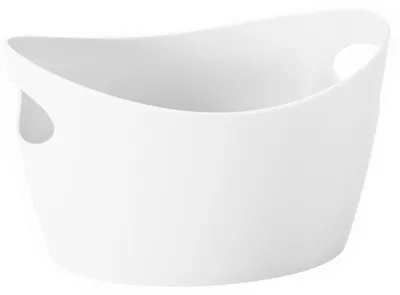 Produktbild von koziol Bottichelli XS, Oval, Weiß, 0,45 l, 155 mm, 125 mm, 90 mm