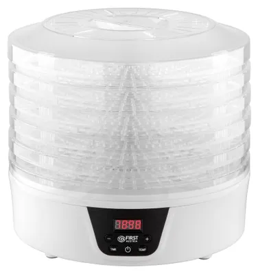 Dörrautomat 5 BPA-freie Tabletts, Timer, 35–70 °C, für Obst, Kräuter, Fleisch