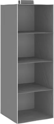 Immagine prodotto di vidaXL Contenitori pensili per armadi 2 pezzi con 4 scomparti in tessuto