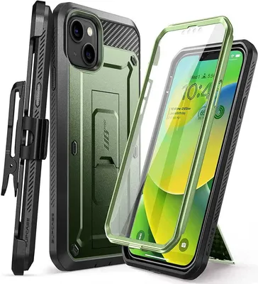 Produktbild von Supcase Unicorn Beetle PRO SUP-IPHONE2021/22-6.1-UBPRO-SP-GULDAN, Cover, Apple, iPhone 13 6.1 2021, iPhone 14 6.1 2022, 15,5 cm (6.1"), Grün