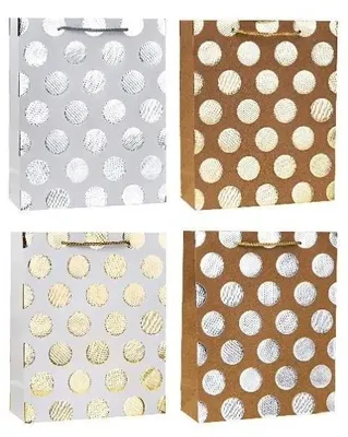 Zdjęcie produktu dla Torebka ozdobna 26x32x10cm hot-stamp mix ROZETTE