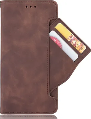 Produktbild von Mobigear Slide Wallet  Nokia 6.2 Hülle Klapphülle Geldbörse - Braun